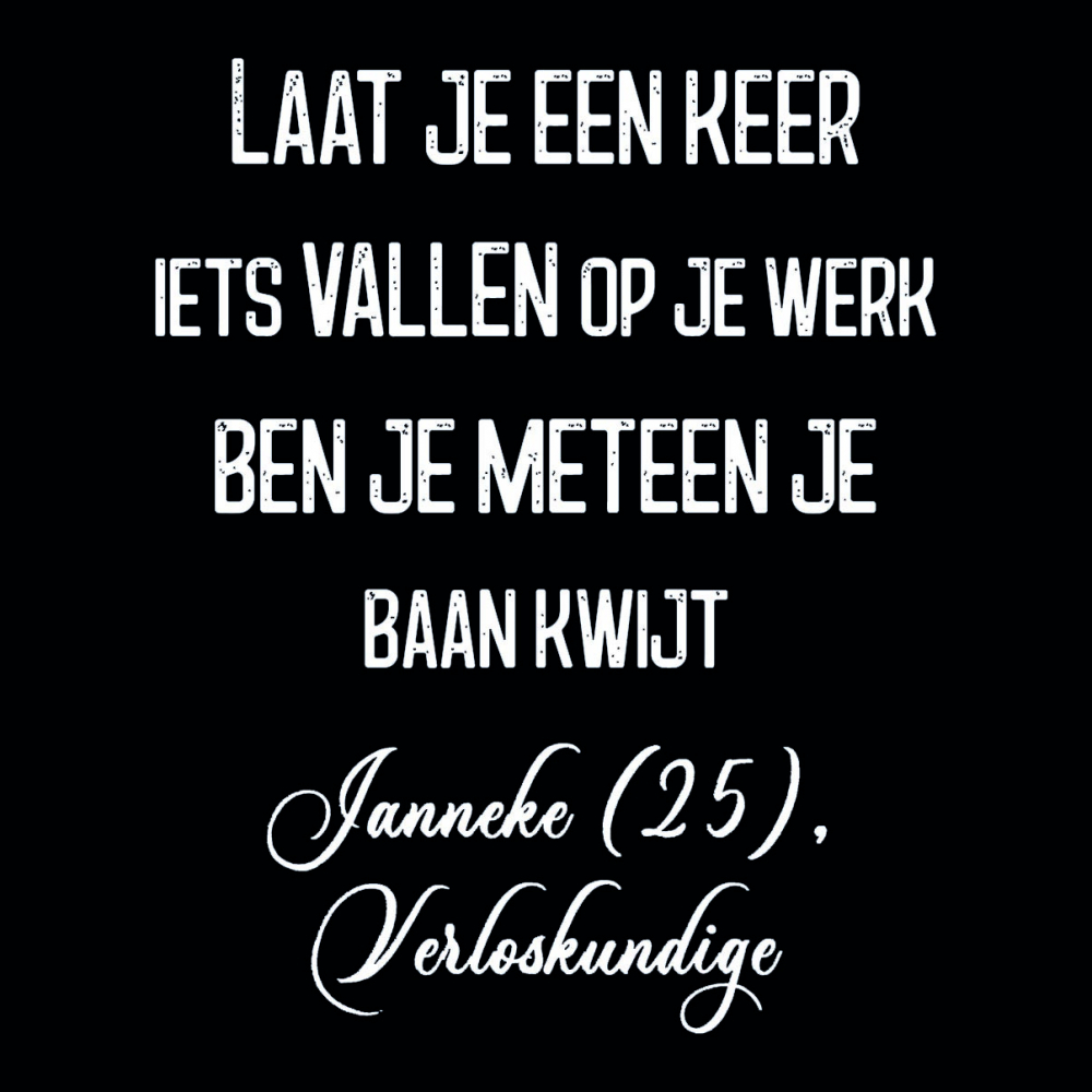 Nederlandse quote zwart 154