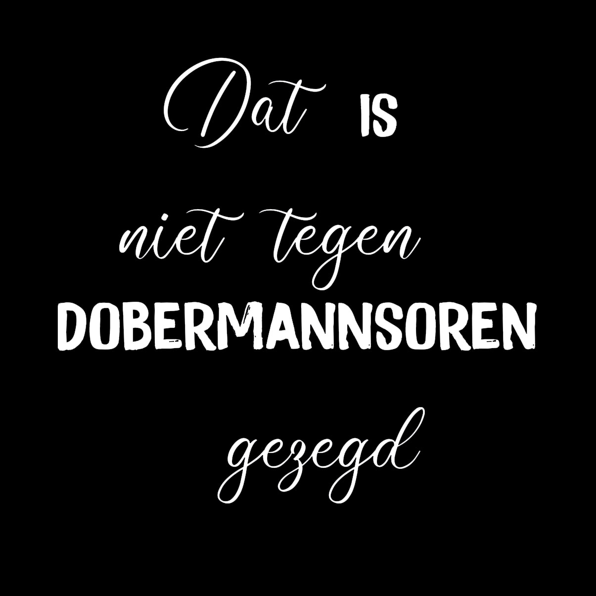 Haagse quote zwart 019