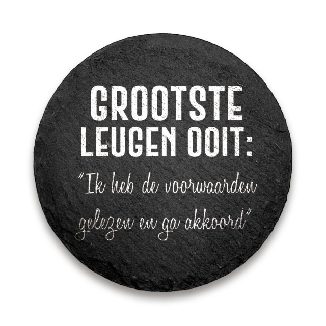 Ronde leisteen NL quote 095