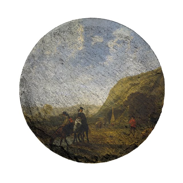 Ronde leisteen kunst Cuyp 03