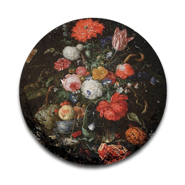 Ronde leisteen kunst de Heem 10