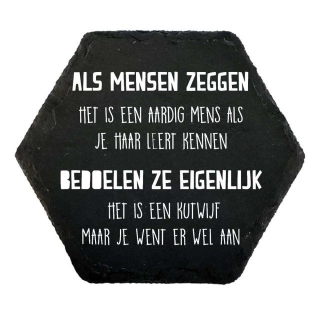 Hexagon leisteen NL quote 061