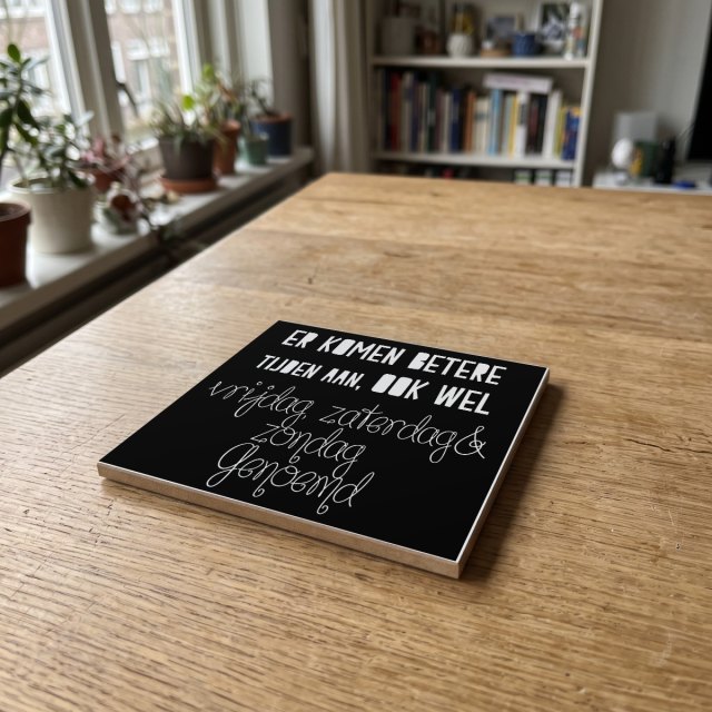 Nederlandse Quotes Zwart 034