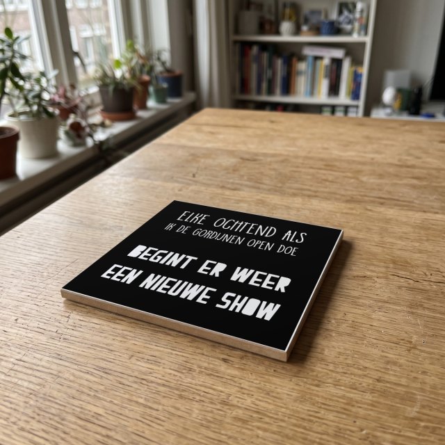 Nederlandse Quotes Zwart 075